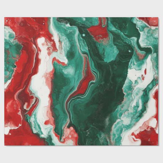 Elegantes Marmorweihpapier Geschenkpapier (Flach)