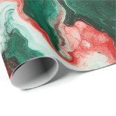 Elegantes Marmorweihpapier Geschenkpapier (Rolleneckpunkt)