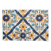 Elegantes marokkanisches Fliesenmuster Kissenbezug (Vorderseite-Links)