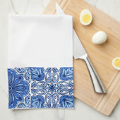 Elegantes marokkanisches Geschirr im floralen Stil Geschirrtuch (Viertel Falte)