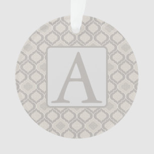 Elegantes marokkanisches Gittermuster in neutralen Ornament