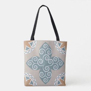 Elegantes marokkanisches Mosaikfliesenmuster Boho Tasche