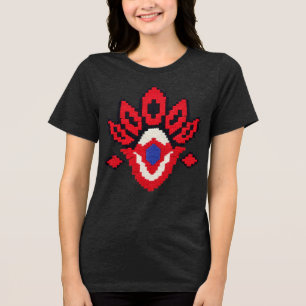 Elegantes marokkanisches Ornamentmuster Traditio Tri-Blend Shirt
