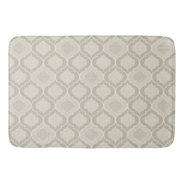 Elegantes marokkanisches Trellis-Muster in neutral Badematte