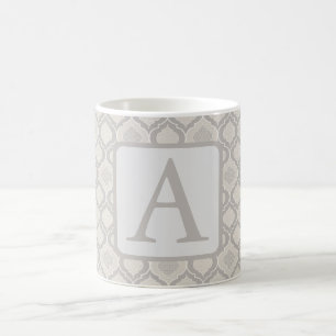 Elegantes marokkanisches Trellis-Muster in neutral Kaffeetasse