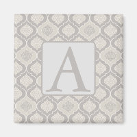 Elegantes marokkanisches Trellis-Muster in neutral