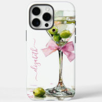 Elegantes Martini-Monogramm
