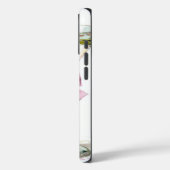 Elegantes Martini-Monogramm Case-Mate iPhone Hülle (Rückseite / Links)