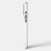 Elegantes Martini-Monogramm Case-Mate iPhone Hülle (Rückseite / Links)