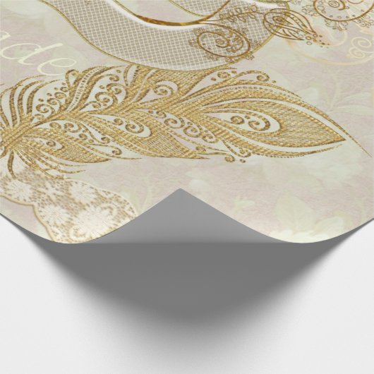 Elegantes Maskerade-Packpapier Geschenkpapier (Ecke)