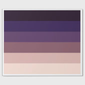 Elegantes Mauve Gradient Wrapping Paper Geschenkpapier (Flach)
