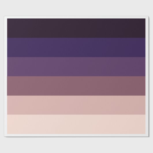 Elegantes Mauve Gradient Wrapping Paper Geschenkpapier (Flach)
