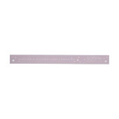 Elegantes Mauve Stars Wraparound-Adressetikett (Person)