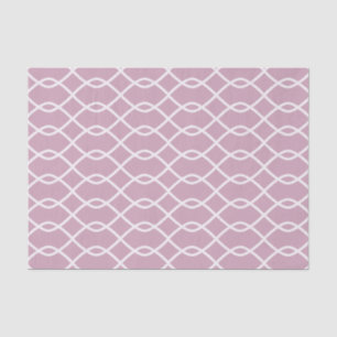 Elegantes Mauve Wave Muster Seidenpapier