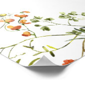 Elegantes Meadow Fall Garden Dinner Party Poster (Ecke)