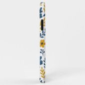 Elegantes, mediterranes Blumenmuster Case-Mate iPhone Hülle (Hinten/Rechts)