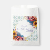 Elegantes mediterranes Brautparty Geschenktütchen (Vorderseite)