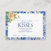 Elegantes Mediterranes Lemon Brautparty Game Begleitkarte (Vorderseite)