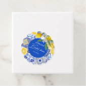 Elegantes mediterranes Zitronenblumengebirge Braut Geschenkanhänger (Beispiel)