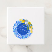 Elegantes mediterranes Zitronenblumengebirge Braut Geschenkanhänger (Beispiel)