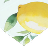 Elegantes mediterranes Zitronenblumengebirge Braut Kurzer Tischläufer (Ecke)