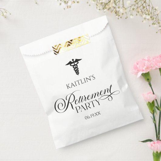 Elegantes medizinisches Caduceus Renten Party Geschenktütchen (Versiegelt)