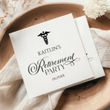 Elegantes medizinisches Caduceus Renten Party