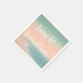 Elegantes Meer Serviette (Ecke)