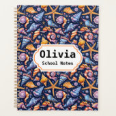 Elegantes Meer zurück zur Schule Planer (Vorderseite)