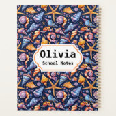 Elegantes Meer zurück zur Schule Planer (Rückseite)