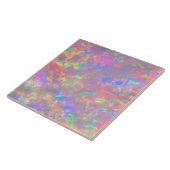 Elegantes, mehrfarbiges Abstrakt Opal, Lila rosa Fliese (Seite)