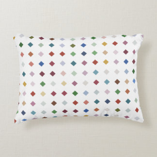 Elegantes mehrfarbiges geometrisches Array-Muster Dekokissen