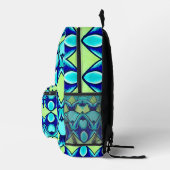 Elegantes, mehrfarbiges klassisches Design bedruck Bedruckter Rucksack (Rechts)