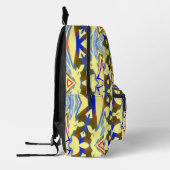 Elegantes, mehrfarbiges klassisches Design bedruck Bedruckter Rucksack (Links)