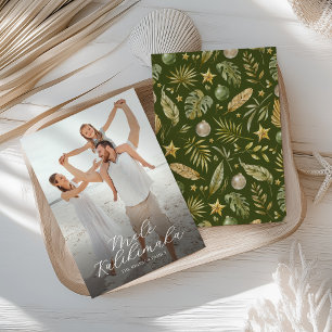 Elegantes Mele Kalikimaka Foto Weihnachten