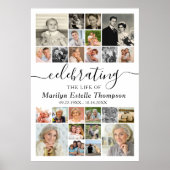 Elegantes Memorial 24 Foto zum Leben Poster (Vorne)