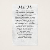 Elegantes Memorial 4 Foto Beerdigungskarten (Rückseite)