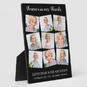 Elegantes Memorial Bewahren Custom Foto Collage Pl Fotoplatte (Seite)