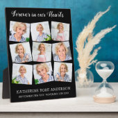 Elegantes Memorial Bewahren Custom Foto Collage Pl Fotoplatte (Seite)