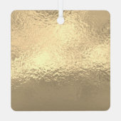 Elegantes Memorial Forever in unserem Herz-Foto Ornament Aus Metall (Rückseite)