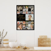 Elegantes Memorial Forever in unserem Herzen 25 Fo Poster (Küche)