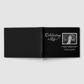 Elegantes Memorial-Foto | Beibehalten Gästebuch (Voll)