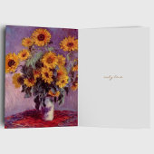 Elegantes Memorial Sonnenblumen Condolence Beileid Karte