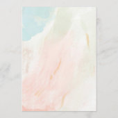 Elegantes Menü mit Tischkarten für Hochzeiten Menükarte (Rückseite)