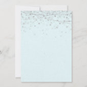 Elegantes Mermaid Ornament Weihnachtsfest Party Einladung (Rückseite)