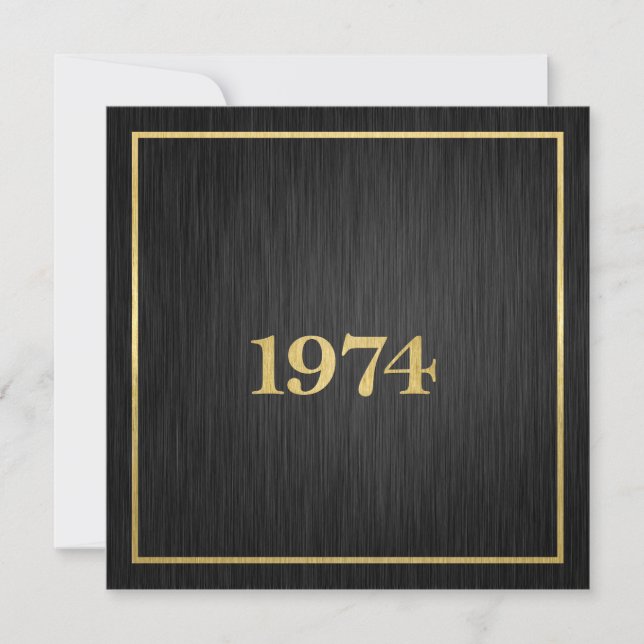 Elegantes Metall Gold 1974 (Vorderseite)