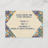 Elegantes mexikanisches Talaveras Diamond-UAWG Begleitkarte (Rückseite)