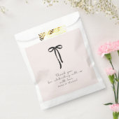 elegantes Milchrosa Danke Geschenktütchen (Versiegelt)