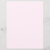 Elegantes Minimal Blush Pink Brautparty Bar Menü (Rückseite)