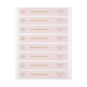 Elegantes Minimal-Blush-Pink-Logo (Bogen)